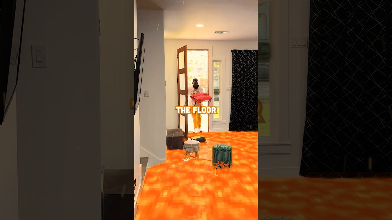 Pizza Delivery, But the Floor is Lava 🍕