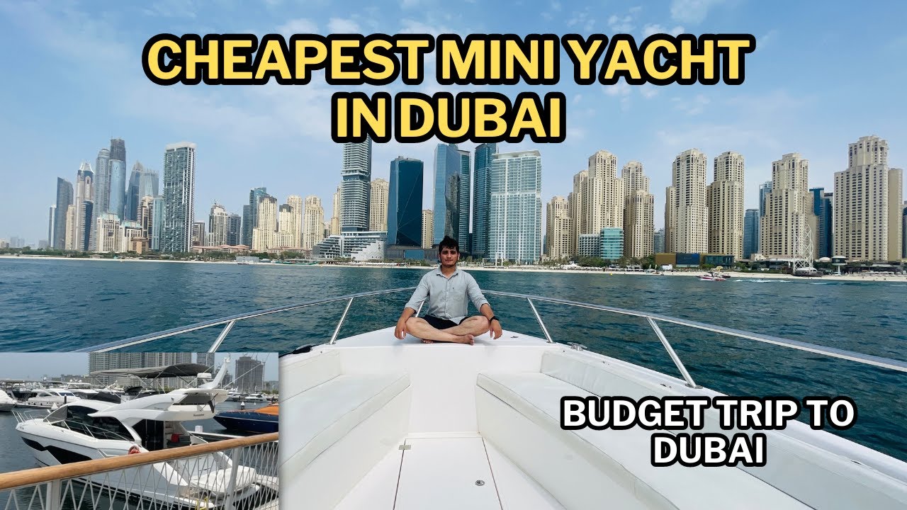I Rented a Cheapest Private Yacht in Dubai | Exploring Dubai in Budget | Explore with Faisal