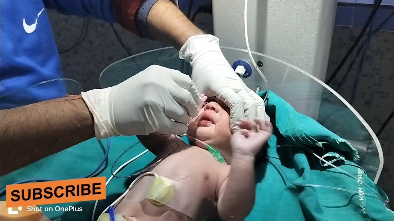 nicu babycare suction care and rayls tube care in nicu video - YouTube