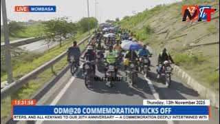 WATCH HOW THOUSANDS OF ODM SUPPORTERS IN MOMBASA ESCORTED ODM LEADERS FROM SGR STATION!!