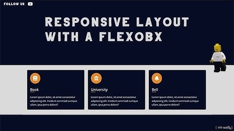 How to make a responsive layout with a flexbox | CSS Tutorial