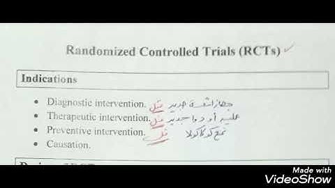 2- Study Design : Randomized Controlled Trial ( RCTs )