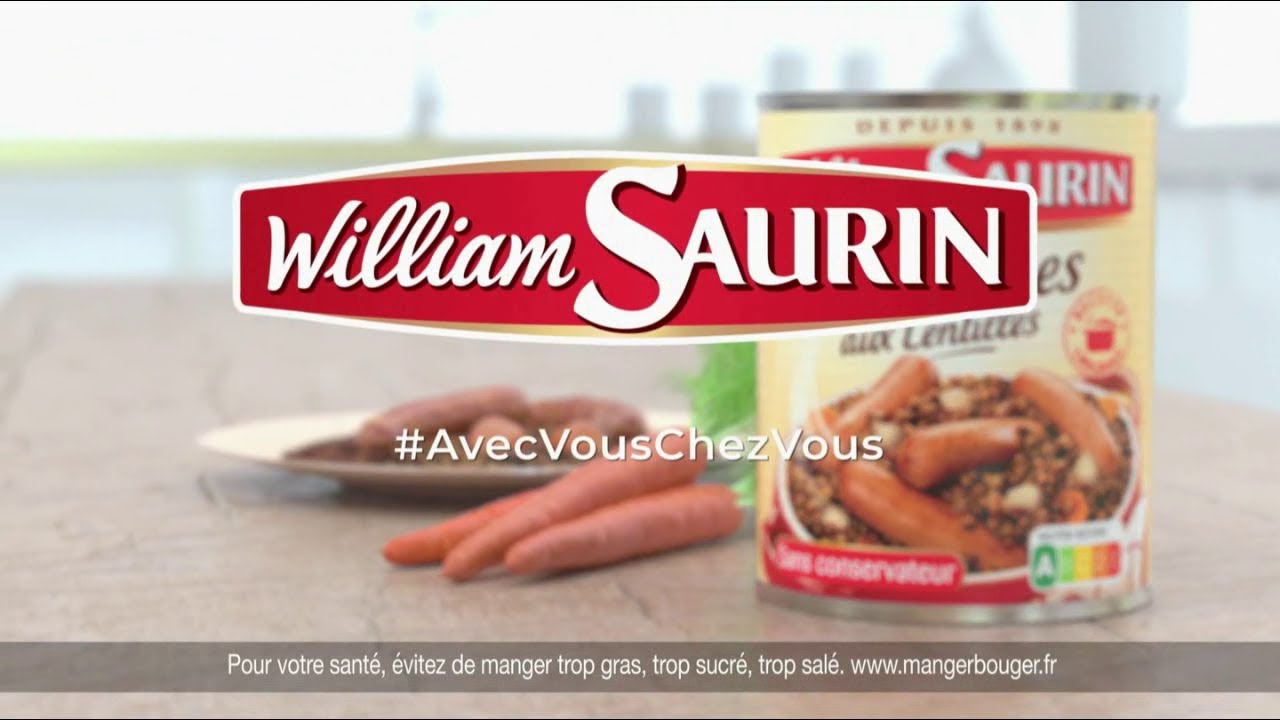 William Saurin "AvecVousChezVous" Pub 20s