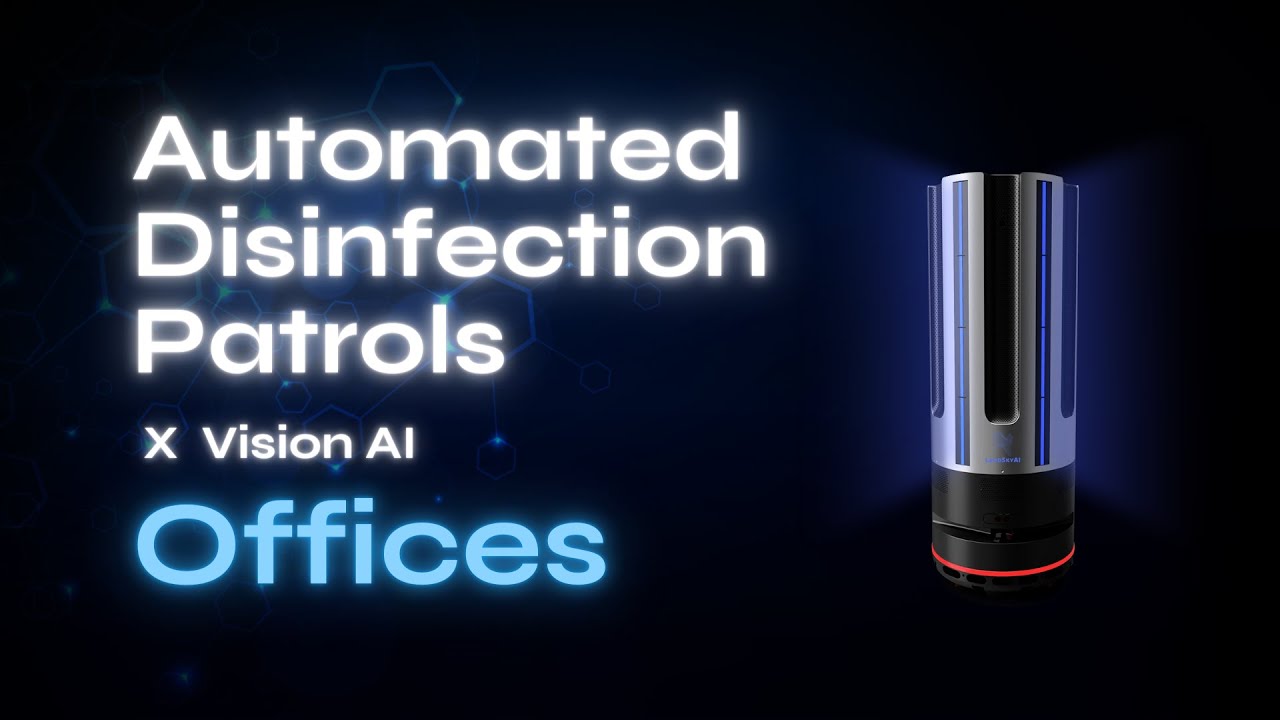 Revolutionizing Workplace Safety with LandSkyAI's Automated Disinfection Patrols for Offices