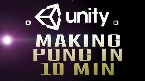 10 MINUTES GAME CHALLENGE - PONG! in 10 minutes [Unity]