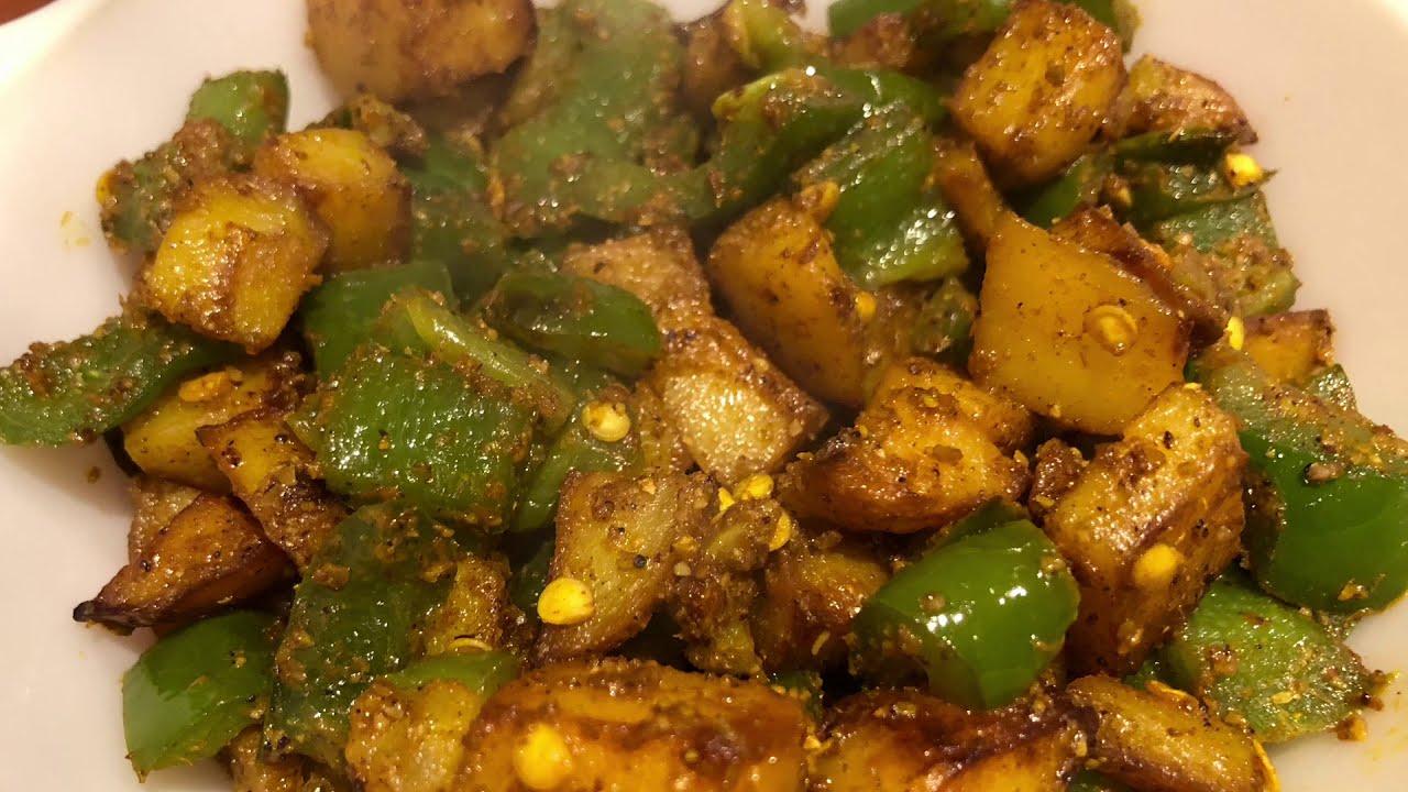POTATO AND PEPPER VEGETABLE Punjabi Mum /EASY 10 MIN RECIPE YouTube