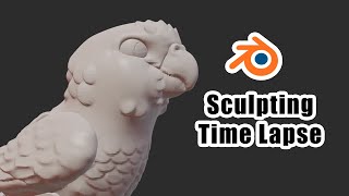 Jumping Caique - Sculpting Time Lapse