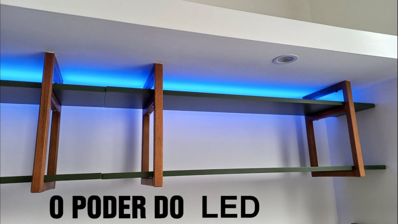 INSTALAÇÃO FITA DE LED RGB COLORIDA COM CONTROLE NO QUARTO - YouTube