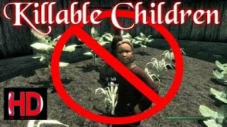 Skyrim - Slaughter The Kids 'Killable Children Mod'