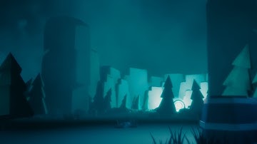 Unreal Engine 4 Speed level design - Low Poly Stylized Environment Forest