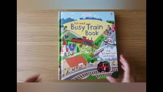 Usborne Pull-back - BUSY TRAIN BOOK
