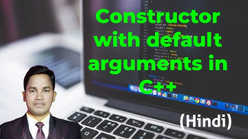 constructor with default arguments in c++