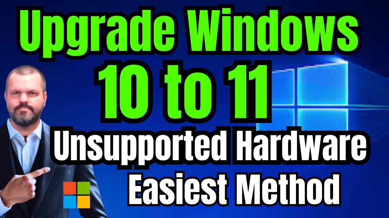 Upgrade Windows 10 to 11 Unsuported Hardware. Easy Method - YouTube