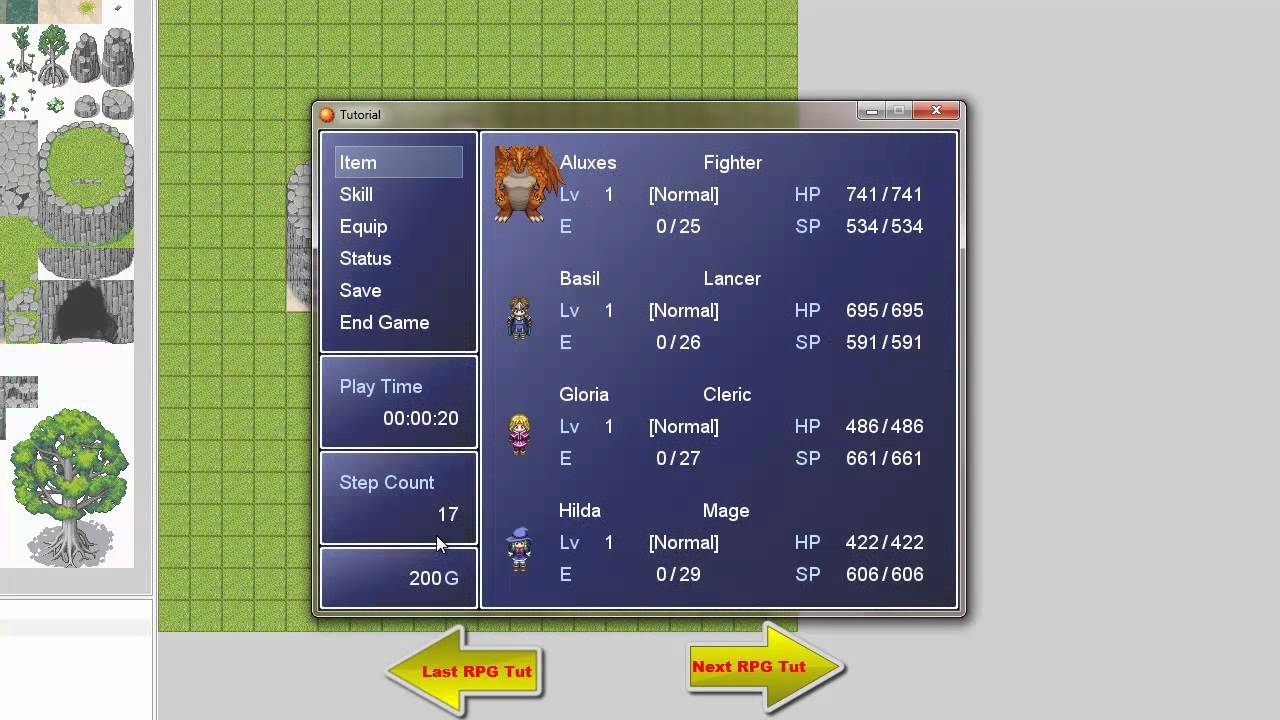 RPG Maker XP Tutorial 02 Die Events und Projekte! - YouTube