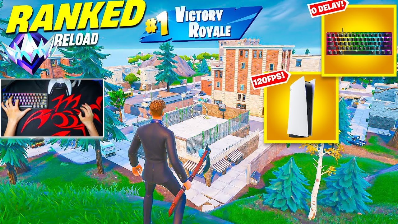 Fortnite Reload Unreal Ranked On PS5 Keyboard & Mouse Handcam (4K 120FPS)
