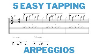 5 Easy Tapping Arpeggios Every Guitarist Needs to Know