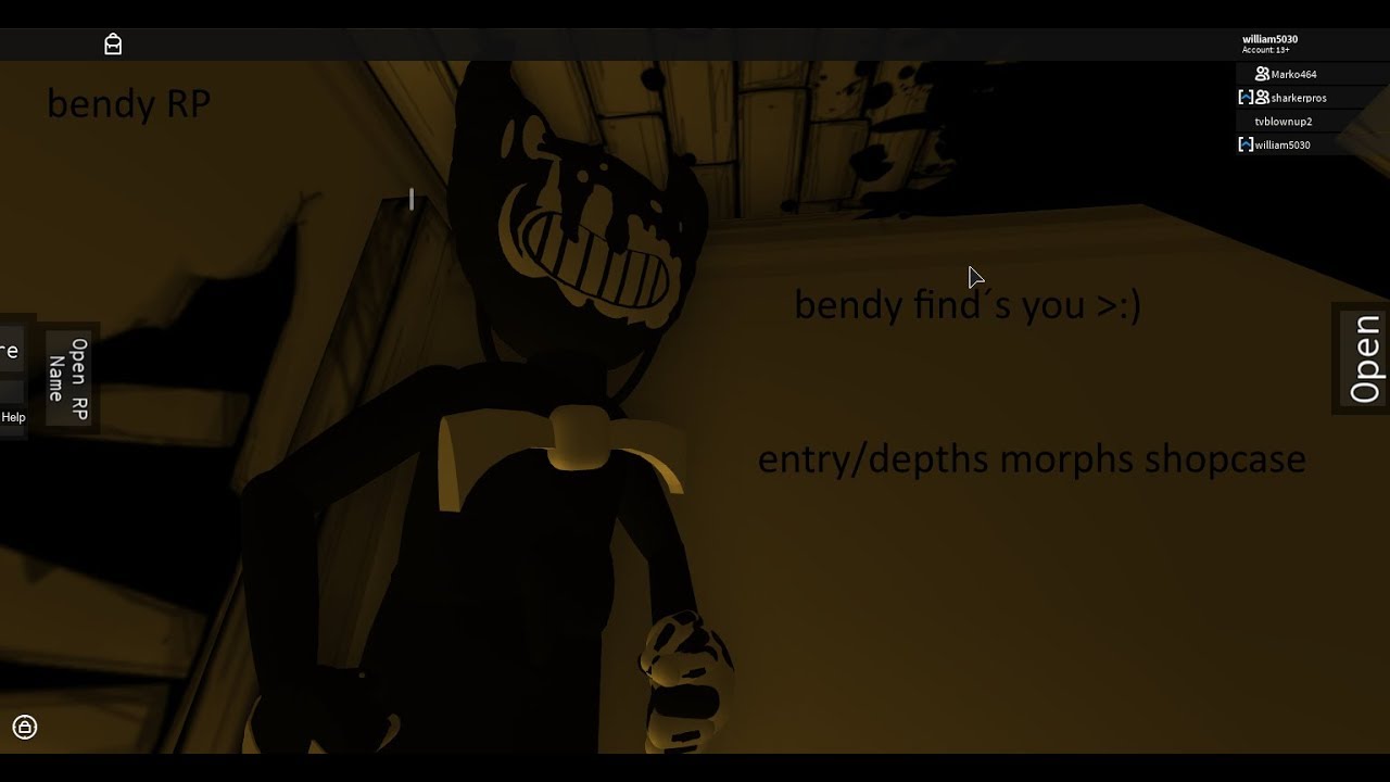 Entry Depths Morphs Showcase Youtube - roblox bendy rp depths