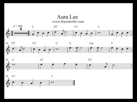 Aura Lee - Love me Tender - YouTube