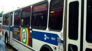 MTA Bus: Orion V CNG 9849 Q65 Bus@Parsons Boulevard/Jamaica Avenue