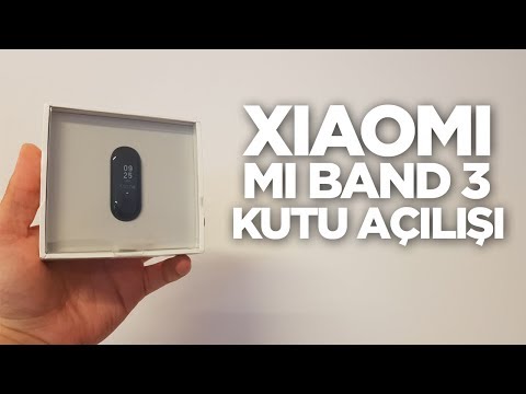 Xiaomi Mi Band 3 kutu açılışı!