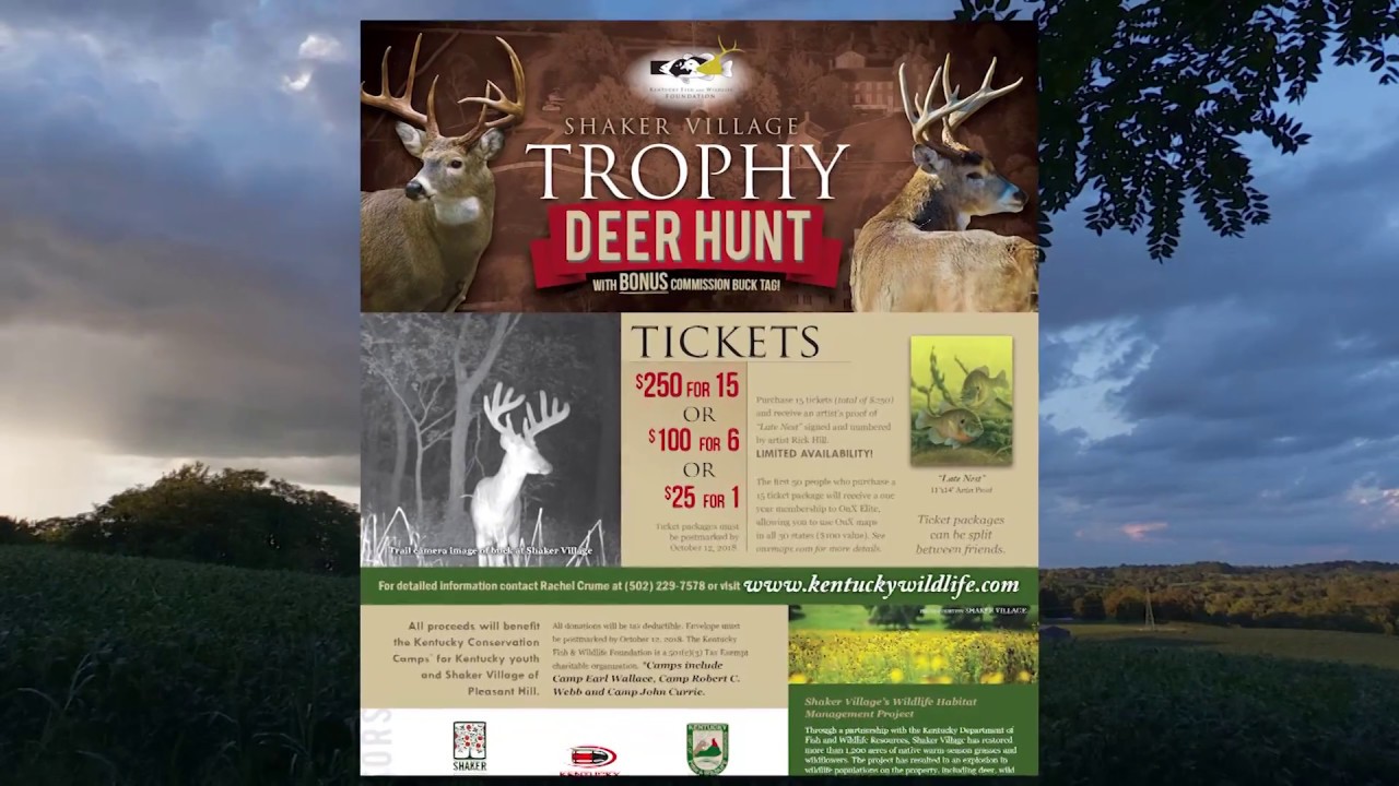 2018 Shaker Village Trophy Deer Hunt YouTube