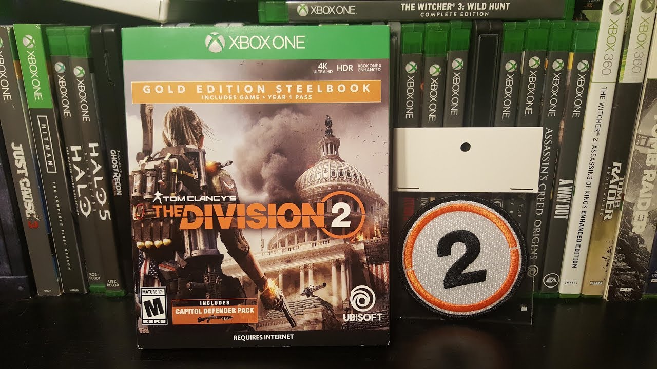 The Division 2 Gold Steelbook Edition Unboxing Youtube