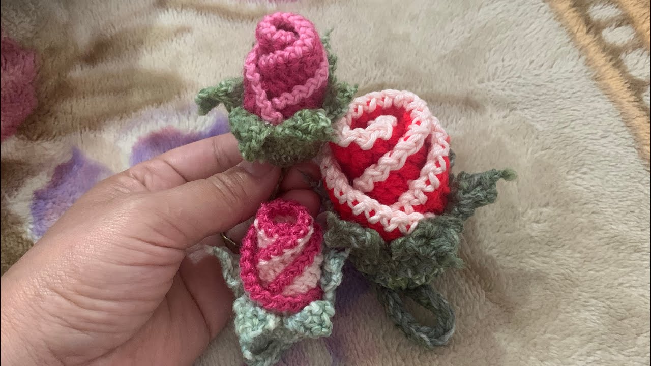 DIY-Rosa em Crochet - INACREDITÁVEL A MONTAGEM - 😱😱😱 #crochet #façavocêmesmo