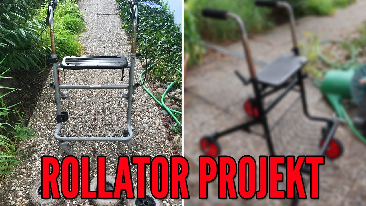 Rollator auffrischen | Ohne Handwerkliches Geschick | DIY | Trial & Error | Einfach Spaß haben