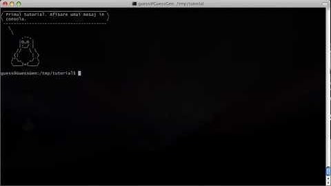 Bash Tutorial 1. (echo, printf)