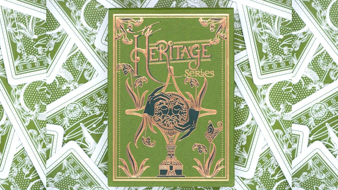 GILDED Heritage Diamonds playing cards by Jocu