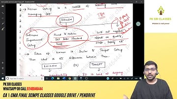 CA FINAL RPL -  SCMPE -  DAY 2 -  CA PRASANNA KUMAR - ( PK SIR )