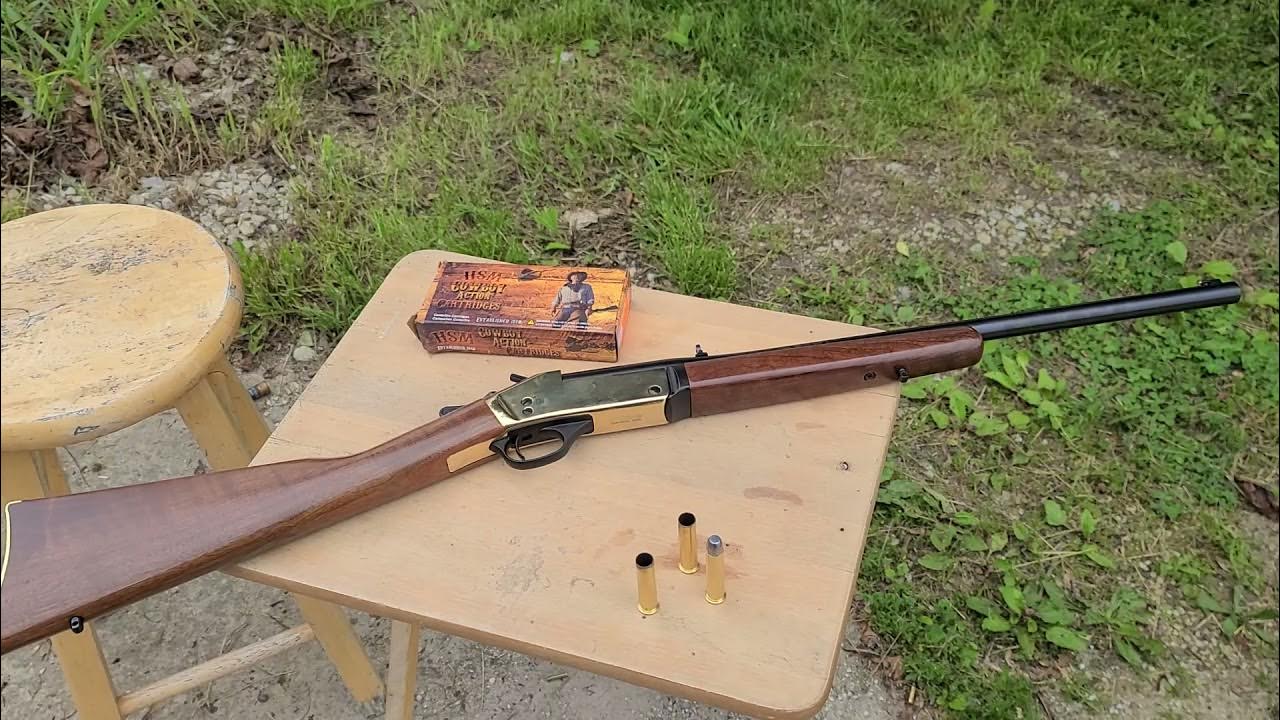 Shooting my New Henry Single Shot Rifle with a Brass receiver in .4570. Great gun! YouTube
