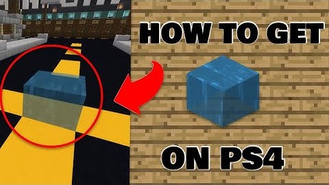 How to get the Minecraft WATER BLOCK! (On PS4) *2020*