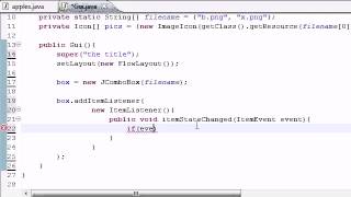 Java Programming Tutorial   69   Drop Down List Program