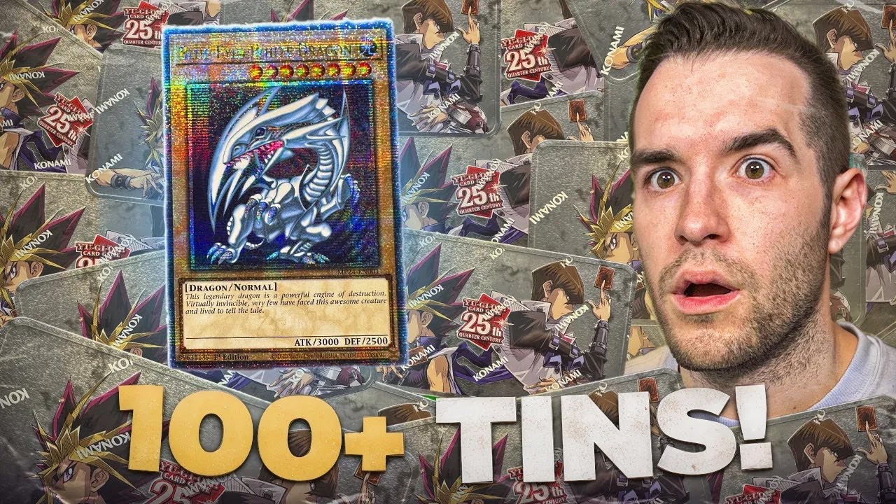 Opening 100+ NEW 2024 Mega Tins For BLUE-EYES WHITE DRAGON!