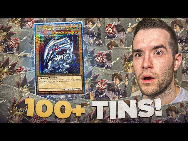 遊戯王OCG デュエルモンスターズ 2024 Yu-Gi-Oh! Blue-Eyes White Dragon Opening 100+ NEW 2024 Mega Tins For BLUE-EYES WHITE DRAGON! - YouTube