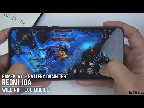 Redmi 10A League of Legends Mobile Wild Rift Gaming test | LOL Mobile