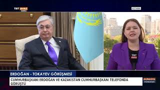 Cumhurbaşkanı Erdoğan ve Kasım-Jomart Tokayev Telefonda Görüştü-TRT AVAZ AVRASYA GÜNDEMİ-17.05.2024