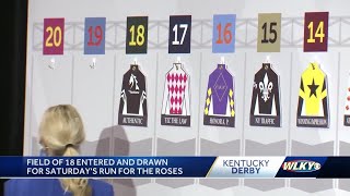 Day of surprises as field of 18 drawn for Kentucky Derby 146