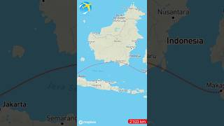 Jakarta - Mantikulore (Kota Palu) #trending #travel #touring #maps #shorts