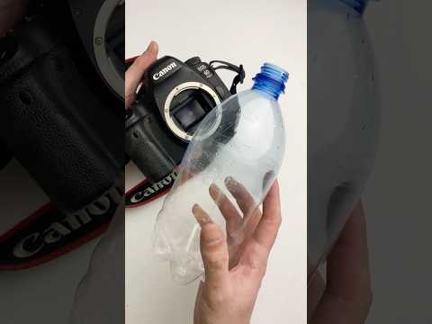 I Made a Camera Lens From a Plastic Bottle #diy #photography #hack