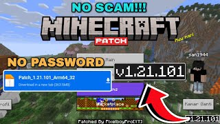 Download Minecraft patch Official terbaru 2025 no pw Versi 1.21.101.1