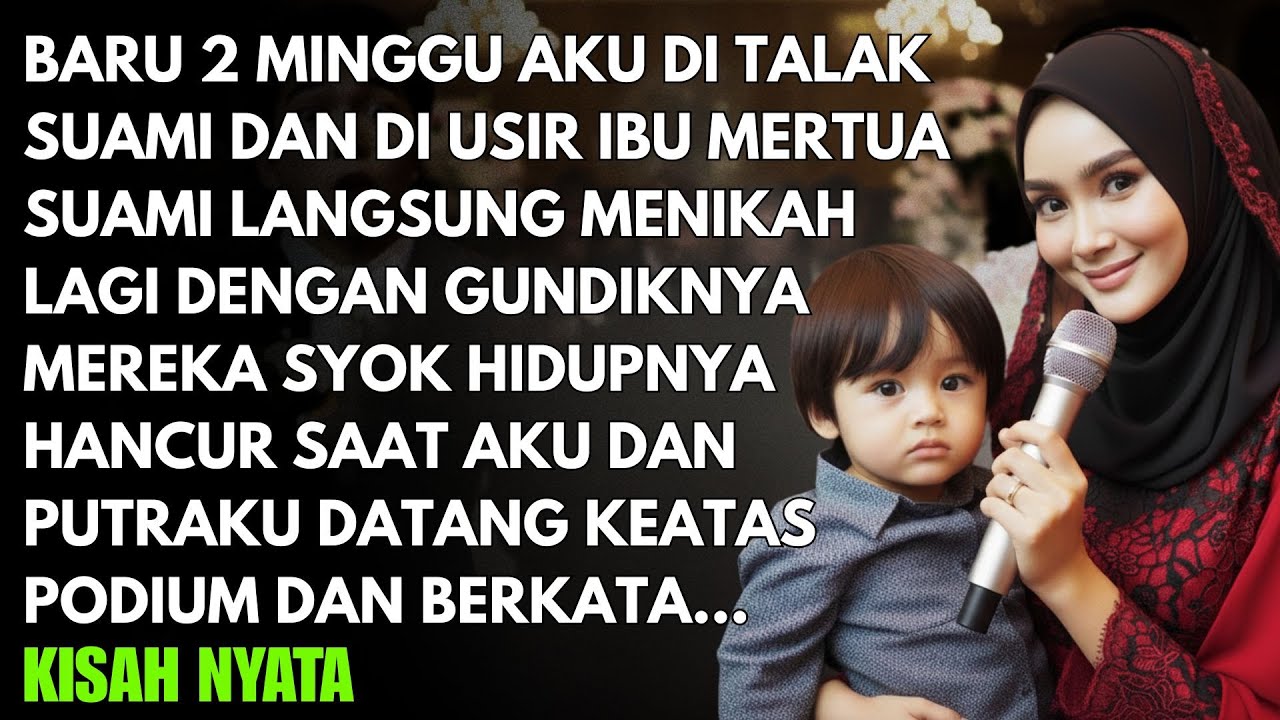 KUBUAT MANTAN SUAMI DAN IBU MERTUA SYOK DIHARI PERNIKAHANNYA SAAT AKU NAIK KE PODIUM DAN BERKATA..