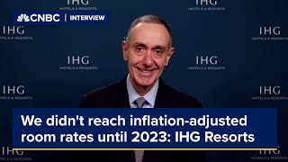We didn't reach inflation-adjusted room rates until 2023: IHG Hotels & Resorts CEO
