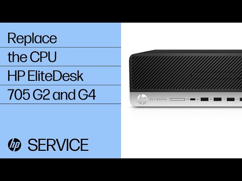 Replace the CPU | HP EliteDesk 705 G2 and G4 | HP Support