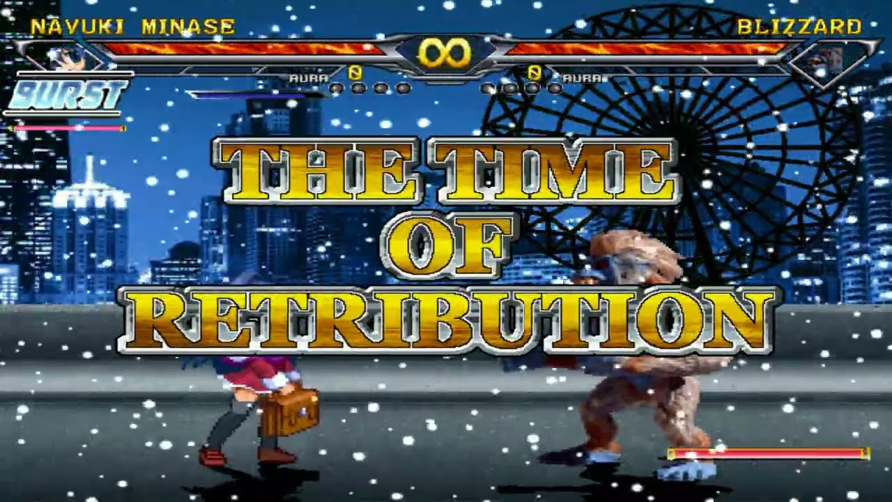 MUGEN: 水瀬名雪 (操作) VS ブリザード - YouTube