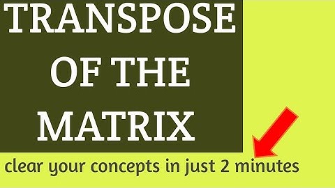 Transpose of Matrix|Definition of Matrix with Examples|Lec3/In Urdu or Hindi|Maria Gardazi Official|