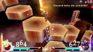 Dissidia 012 Labyrinth KH Cloud 100 vs Kain 109 Party Battle 3