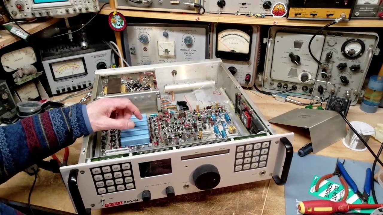 RACAL RA6790 Communications Receiver Video #6 - Controller Logic