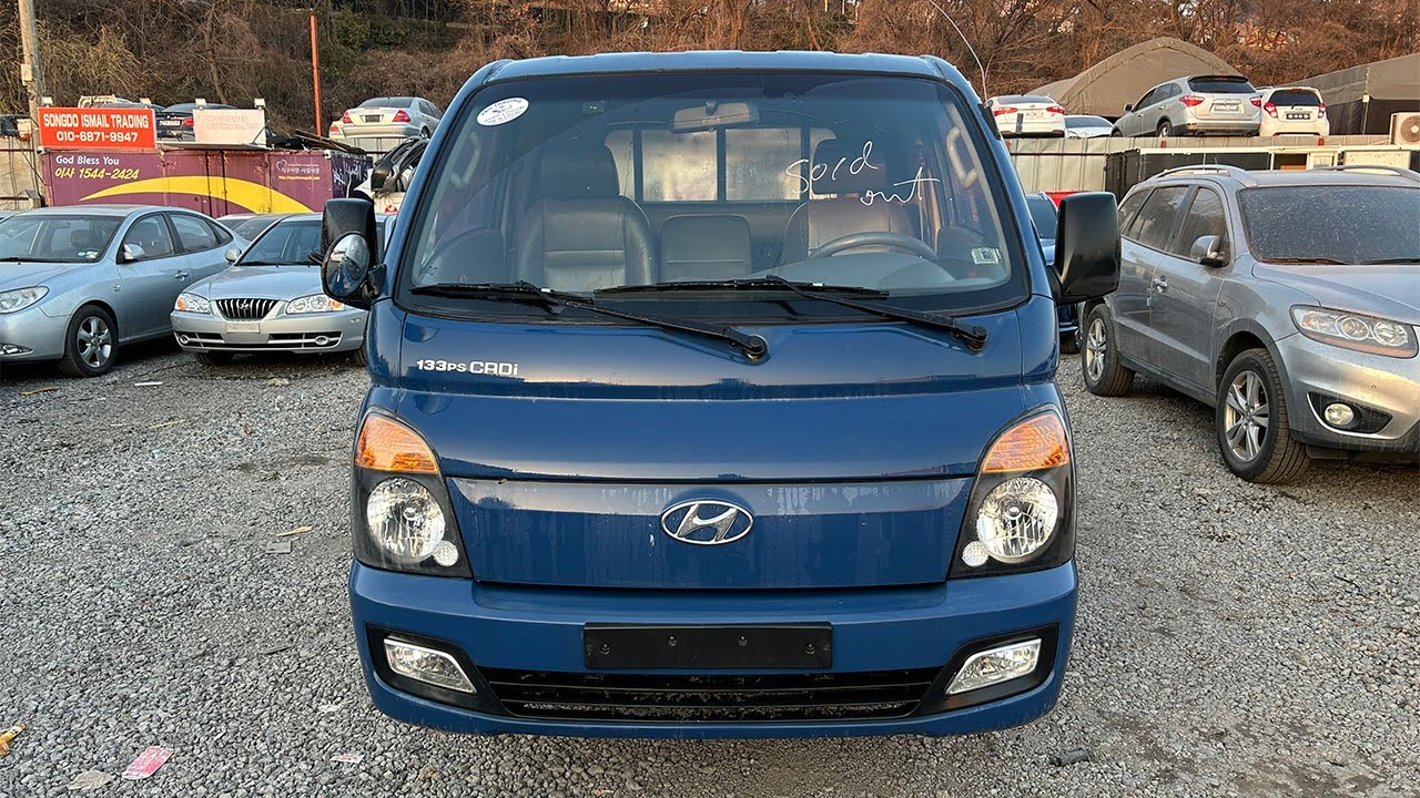 1톤 화물차 포터2 오토매틱 중고차수출 매매 가능합니다.